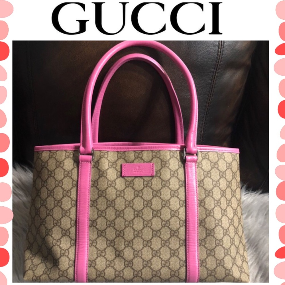 SOLD❌Authentic Gucci Monogram Tote - Picture 1 of 8